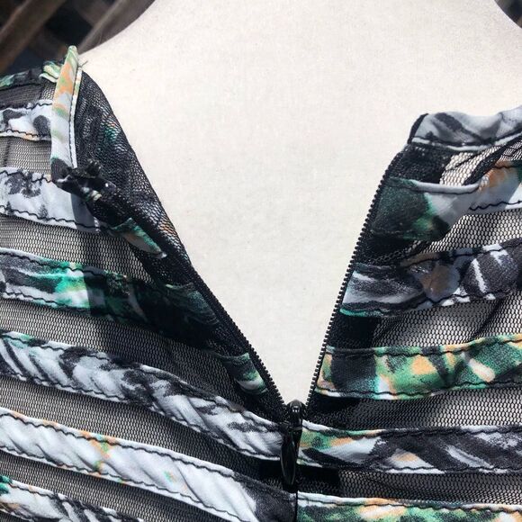 NWOT Parker Mirabella Palm Sleeveless Stripe Dress - Picture 11 of 13